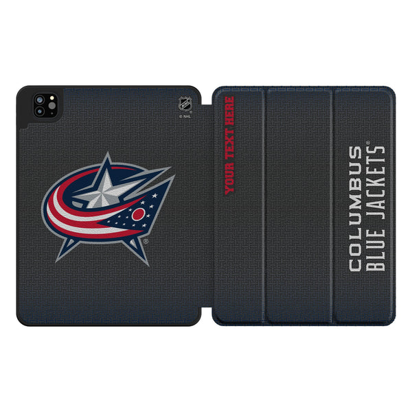 Columbus Blue Jackets Personalized Linen iPad Tablet Case for Apple iPad