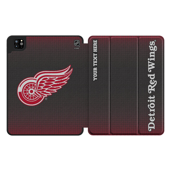 Detroit Red Wings Personalized Linen iPad Tablet Case for Apple iPad