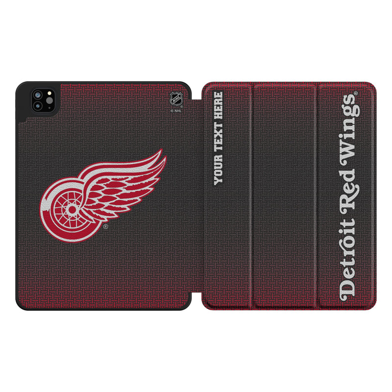 Detroit Red Wings Personalized Linen iPad Tablet Case for Apple iPad