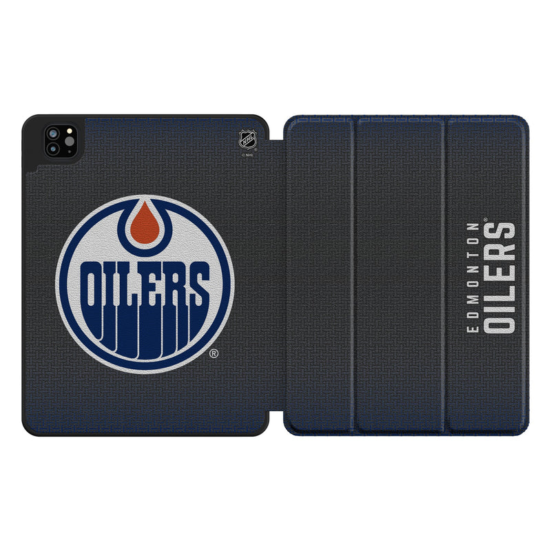 Edmonton Oilers Linen iPad Tablet Case for Apple iPad