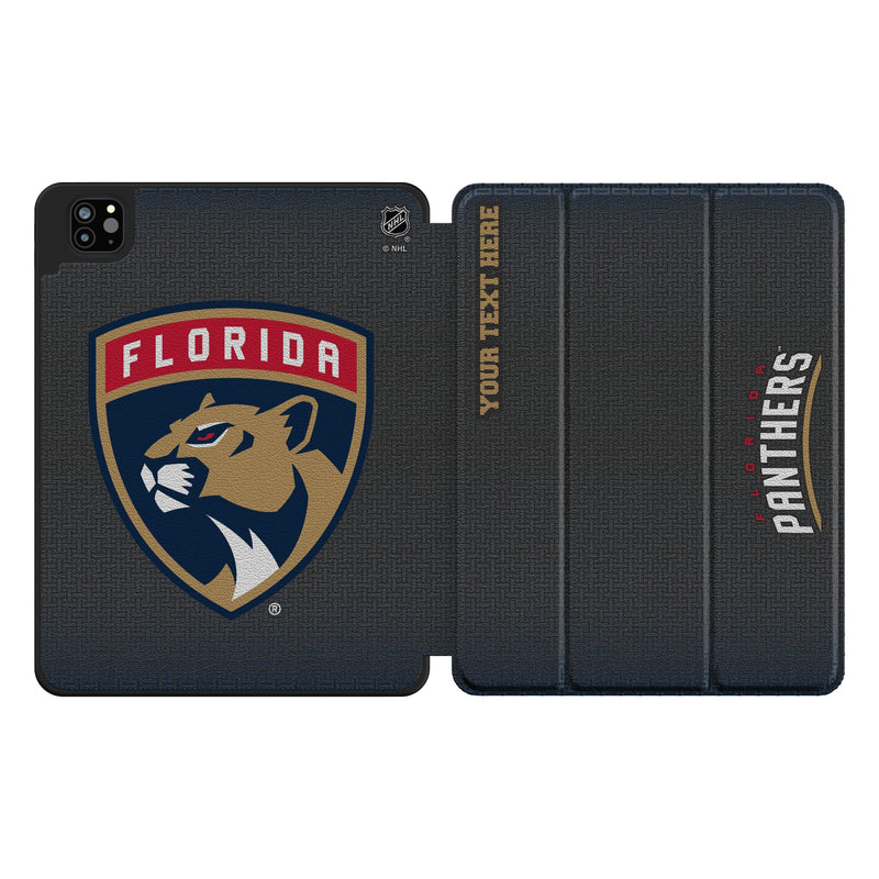 Florida Panthers Personalized Linen iPad Tablet Case for Apple iPad