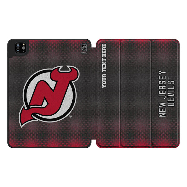 New Jersey Devils Personalized Linen iPad Tablet Case for Apple iPad
