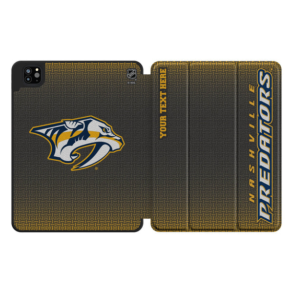Nashville Predators Personalized Linen iPad Tablet Case for Apple iPad