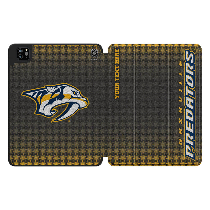 Nashville Predators Personalized Linen iPad Tablet Case for Apple iPad