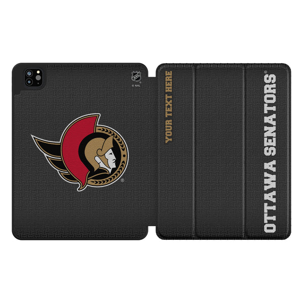 Ottawa Senators Personalized Linen iPad Tablet Case for Apple iPad
