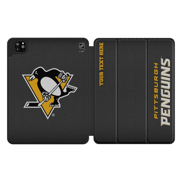 Pittsburgh Penguins Personalized Linen iPad Tablet Case for Apple iPad