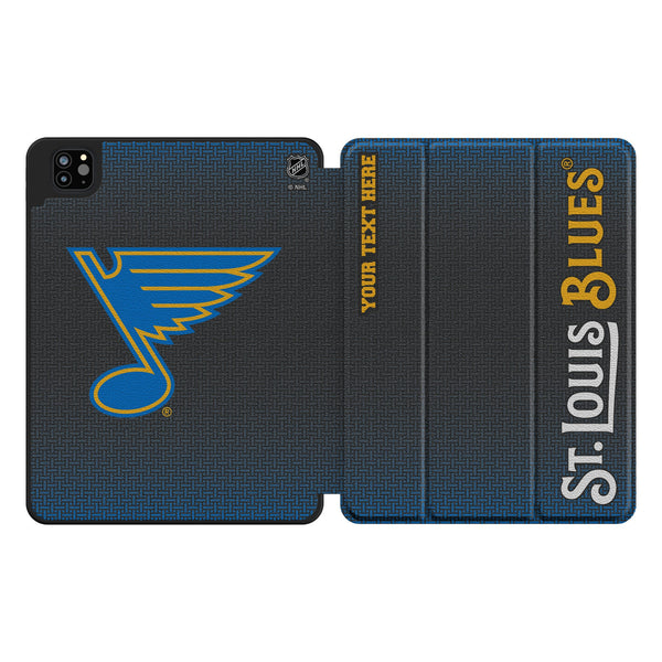 St. Louis Blues Personalized Linen iPad Tablet Case for Apple iPad