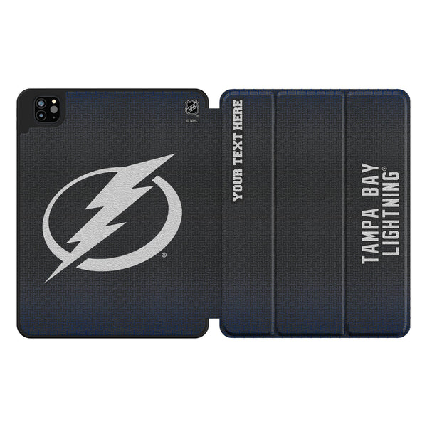 Tampa Bay Lightning Personalized Linen iPad Tablet Case for Apple iPad