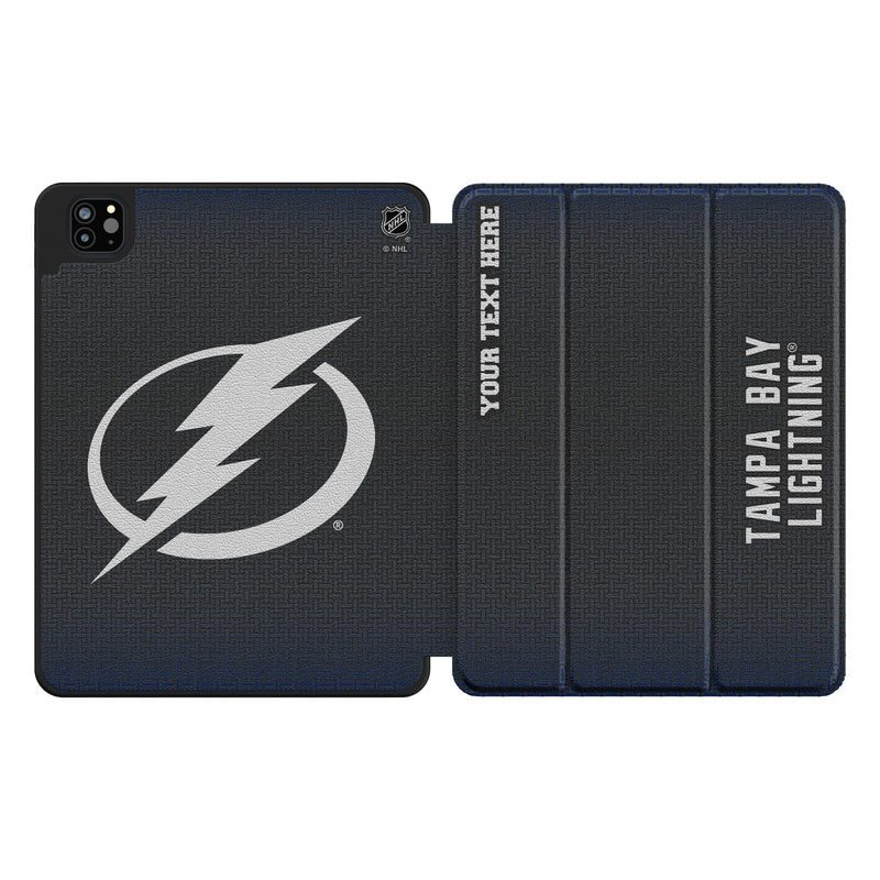 Tampa Bay Lightning Personalized Linen iPad Tablet Case for Apple iPad