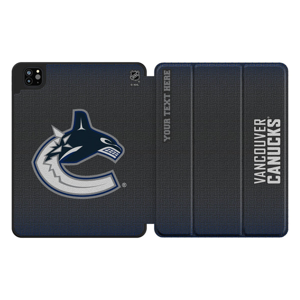 Vancouver Canucks Personalized Linen iPad Tablet Case for Apple iPad