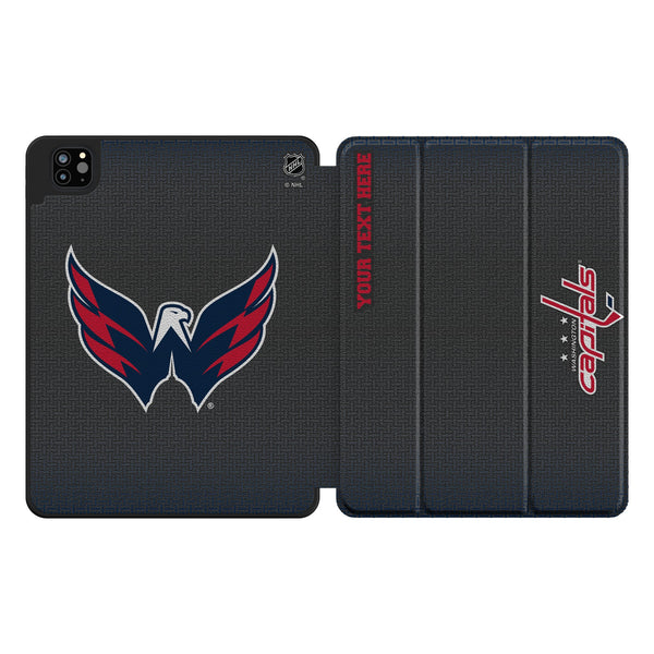 Washington Capitals Personalized Linen iPad Tablet Case for Apple iPad