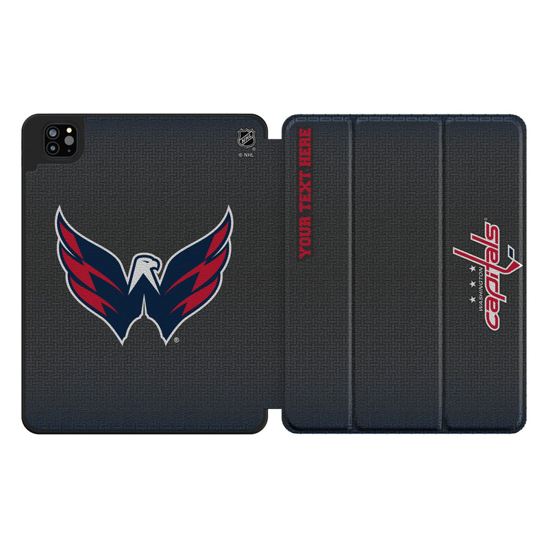 Washington Capitals Personalized Linen iPad Tablet Case for Apple iPad