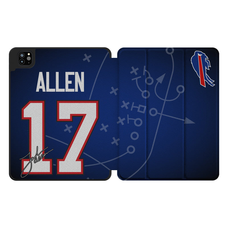 Josh Allen Buffalo Bills 17 Ready iPad Tablet Case for Apple iPad
