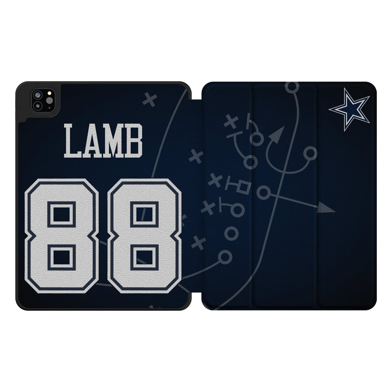 CeeDee Lamb Dallas Cowboys 88 Ready iPad Tablet Case for Apple iPad