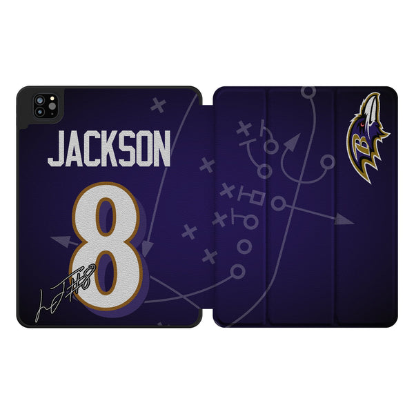 Lamar Jackson Baltimore Ravens 8 Ready iPad Tablet Case for Apple iPad