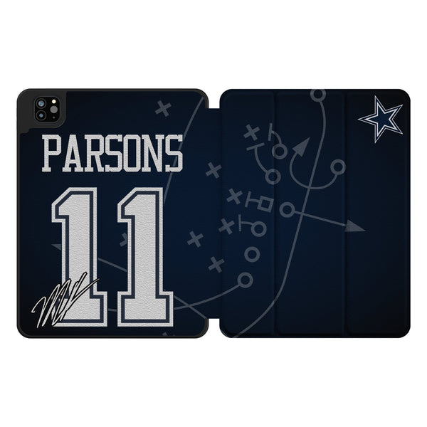Micah Parsons Dallas Cowboys 11 Ready iPad Tablet Case for Apple iPad