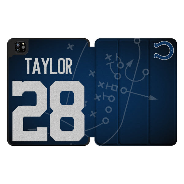 Jonathan Taylor Indianapolis Colts 28 Ready iPad Tablet Case for Apple iPad