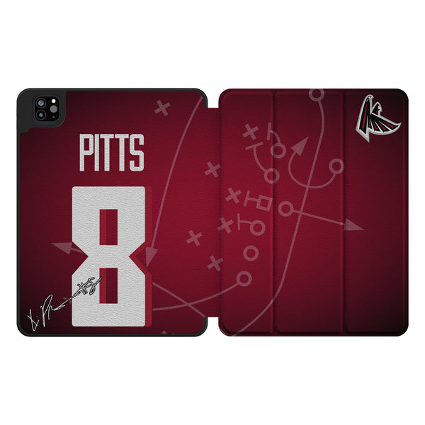 Kyle Pitts Atlanta Falcons 8 Ready iPad Tablet Case for Apple iPad