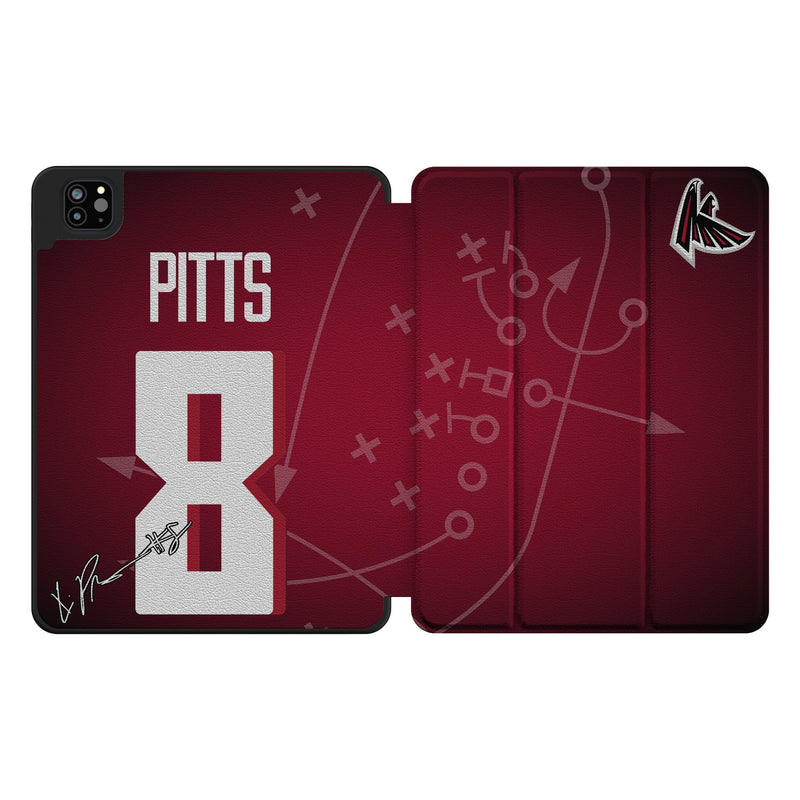 Kyle Pitts Atlanta Falcons 8 Ready iPad Tablet Case for Apple iPad