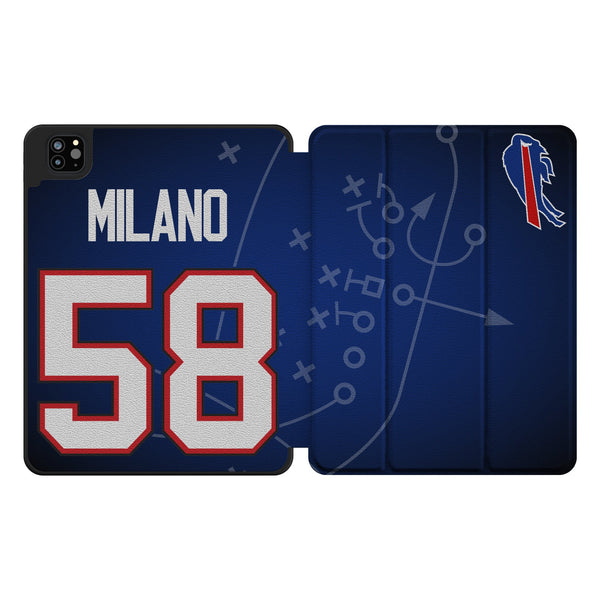 Matt Milano Buffalo Bills 58 Ready iPad Tablet Case for Apple iPad