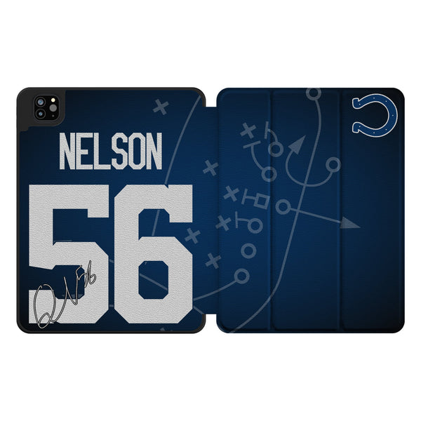 Quenton Nelson Indianapolis Colts 56 Ready iPad Tablet Case for Apple iPad