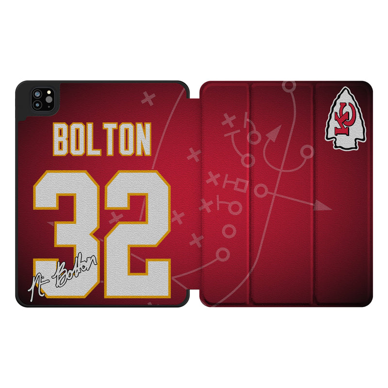 Nick Bolton Kansas City Chiefs 32 Ready iPad Tablet Case for Apple iPad