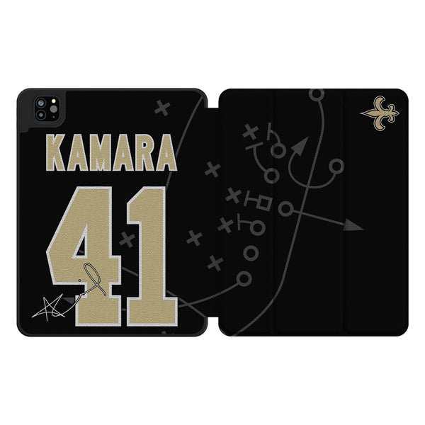Alvin Kamara New Orleans Saints 41 Ready iPad Tablet Case for Apple iPad
