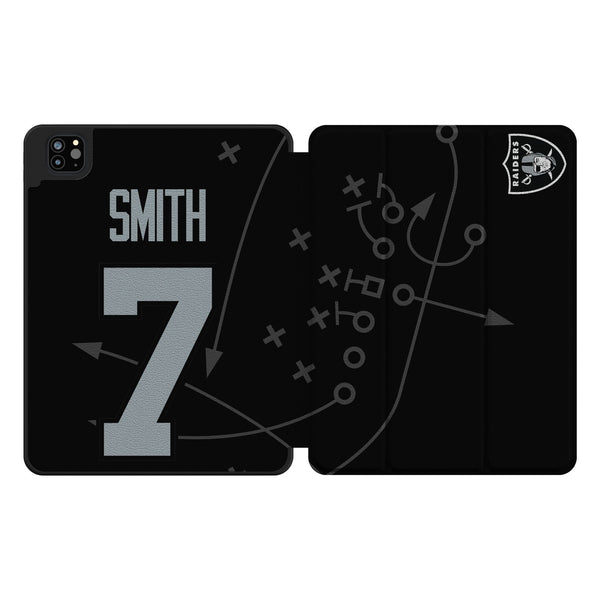 Geno Smith Las Vegas Raiders 7 Game Tactic iPad Tablet Case for Apple iPad
