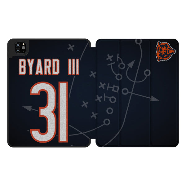 Kevin Byard III Chicago Bears 31 Ready iPad Tablet Case for Apple iPad