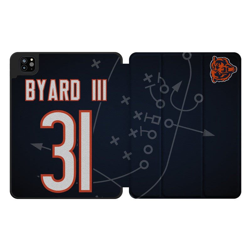 Kevin Byard III Chicago Bears 31 Ready iPad Tablet Case for Apple iPad