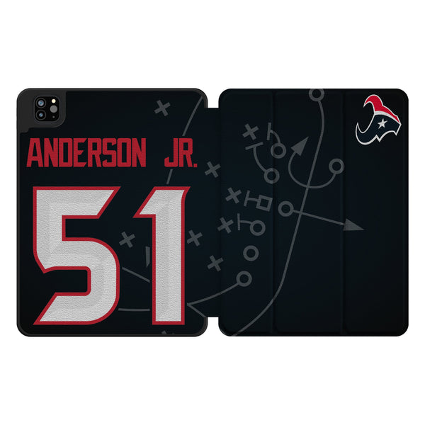 Will Anderson Jr. Houston Texans 51 Ready iPad Tablet Case for Apple iPad