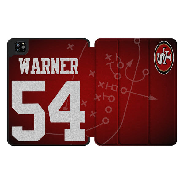 Fred Warner San Francisco 49ers 54 Ready iPad Tablet Case for Apple iPad