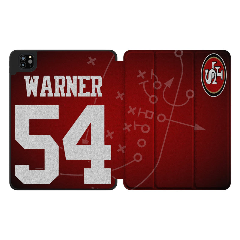 Fred Warner San Francisco 49ers 54 Ready iPad Tablet Case for Apple iPad