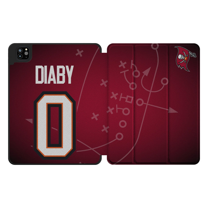 YaYa Diaby Tampa Bay Buccaneers 0 Ready iPad Tablet Case for Apple iPad