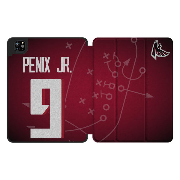 Michael Penix Jr. Atlanta Falcons 9 Game Tactic iPad Tablet Case for Apple iPad
