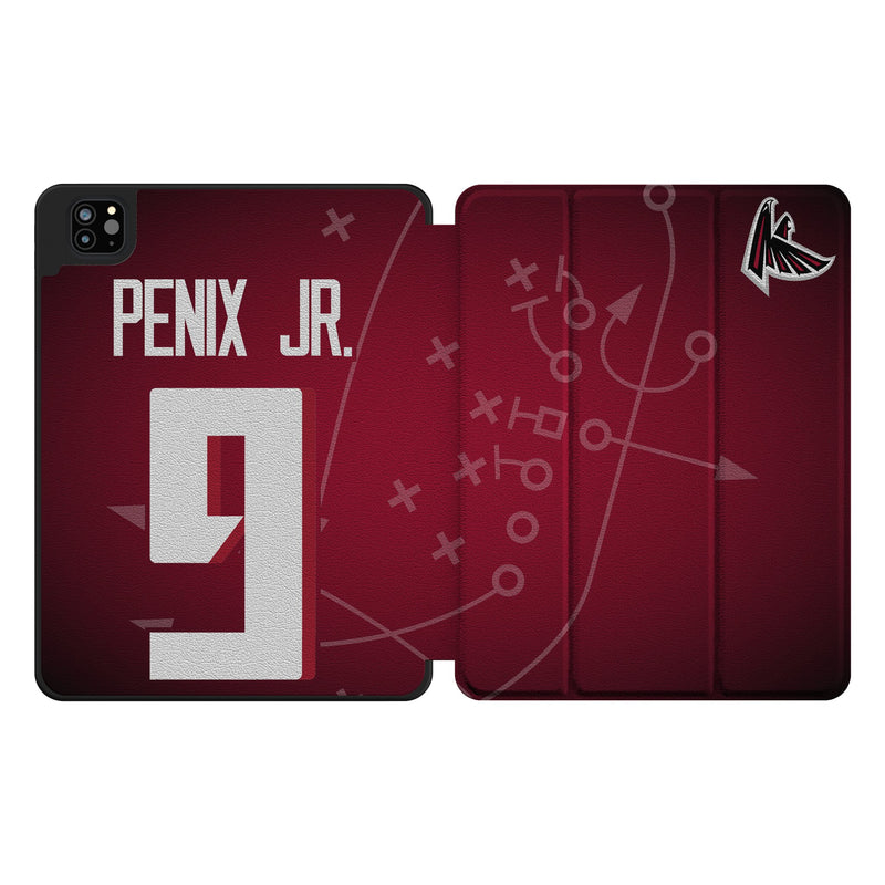 Michael Penix Jr. Atlanta Falcons 9 Game Tactic iPad Tablet Case for Apple iPad