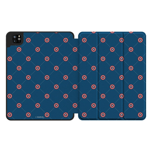 Marvel Avengers Captain America Pattern iPad Tablet Case for Apple iPad