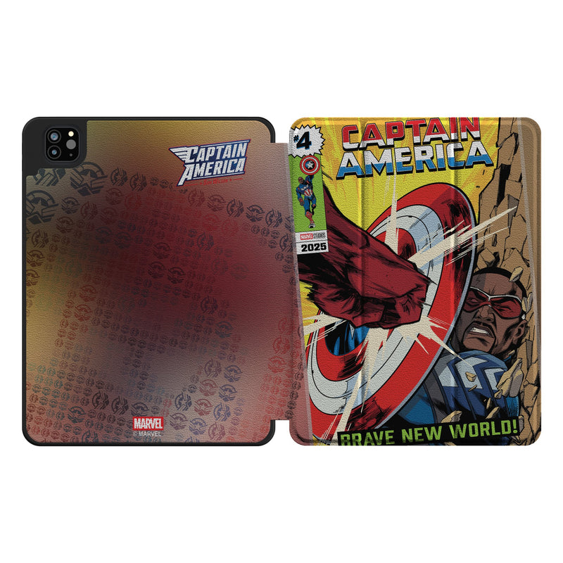 Marvel Avengers Sam Wilson Captain America Classic Cover iPad Tablet Case for Apple iPad