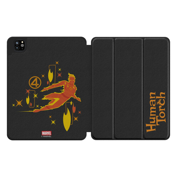 Marvel Human Torch Badge iPad Tablet Case for Apple iPad