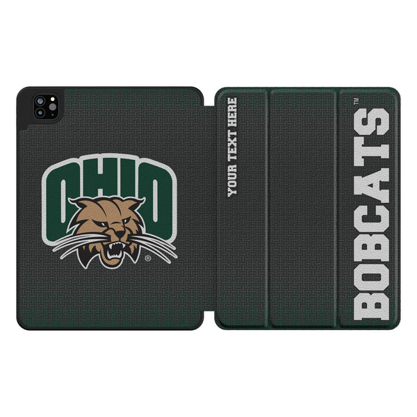 Ohio University Bobcats Personalized Linen iPad Tablet Case for Apple iPad