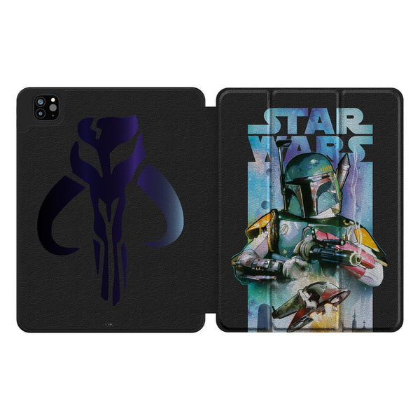 Star Wars Boba Fett Portrait Collage iPad Tablet Case