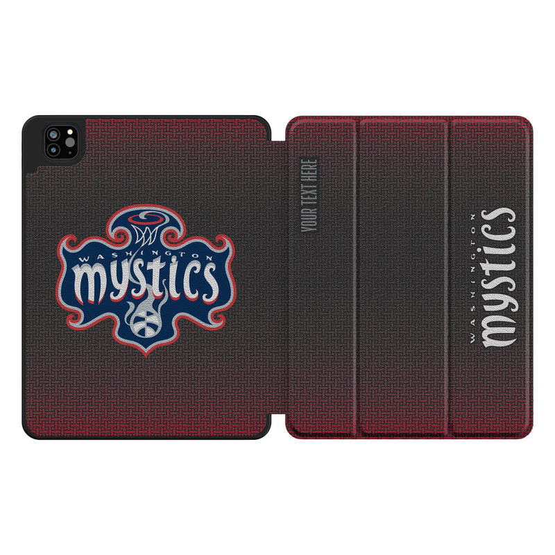 Washington Mystics Personalized Linen iPad Tablet Case for Apple iPad