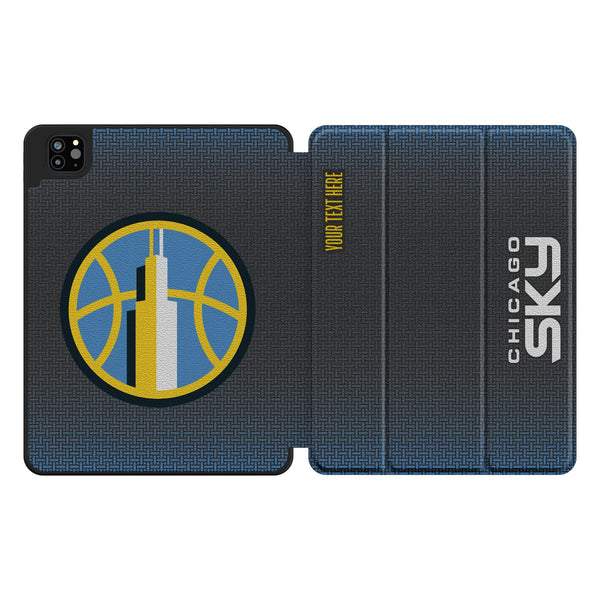 Chicago Sky Personalized Linen iPad Tablet Case for Apple iPad