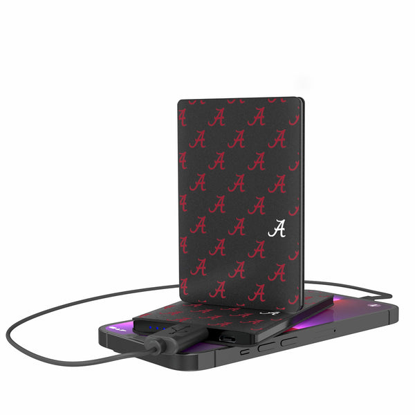University of Alabama Crimson Tide Script A Fashion Pattern 2500mAh Credit Card Powerbank