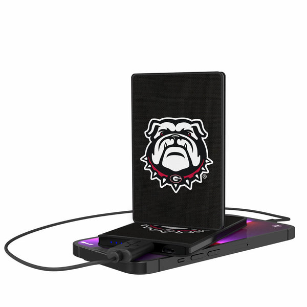 University of Georgia Bulldogs Uga Solid 2500mAh Credit Card Powerbank