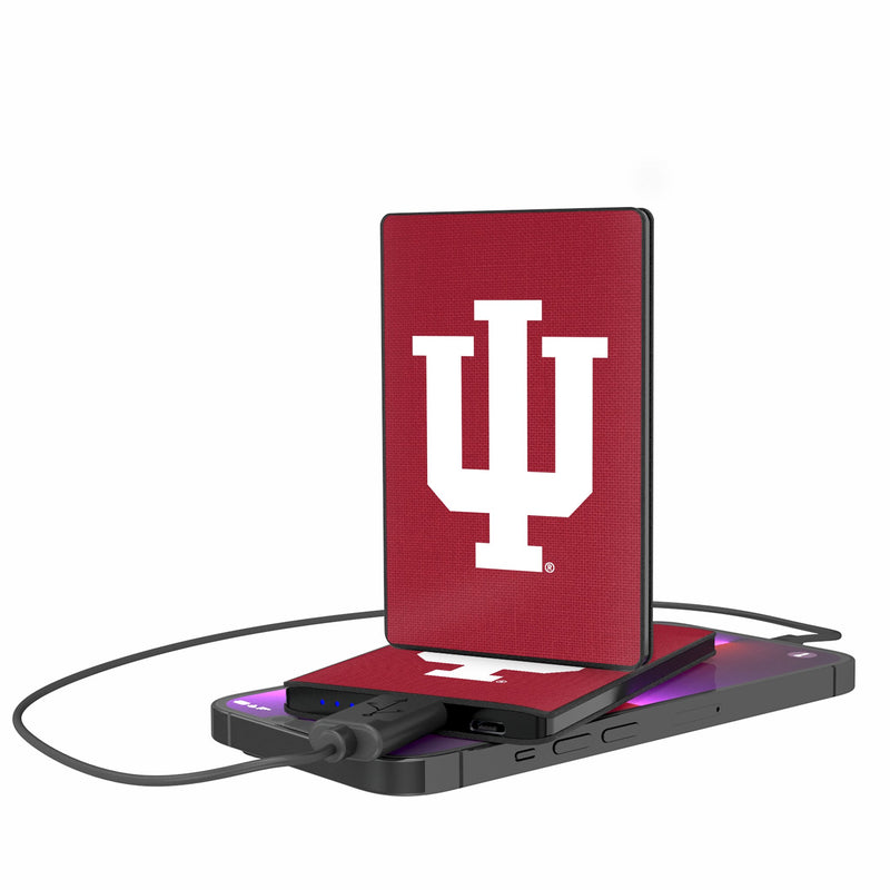 Indiana University Hoosiers Solid 2500mAh Credit Card Powerbank