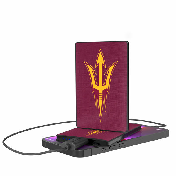 Arizona State University Sun Devils Solid 2500mAh Credit Card Powerbank