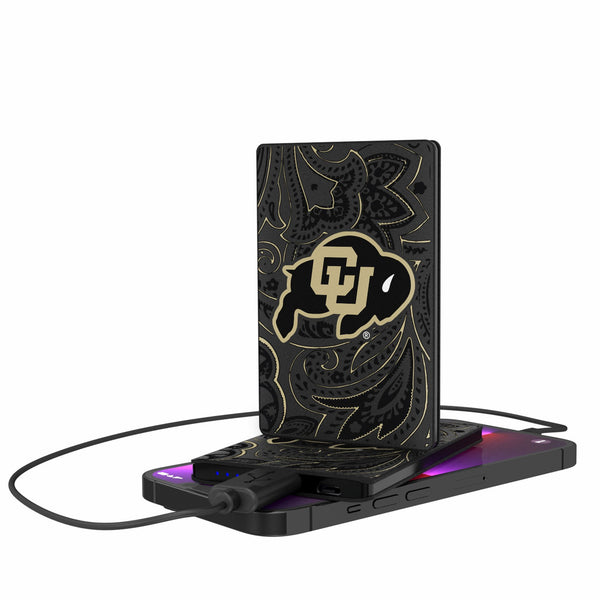University of Colorado Buffaloes Paisley 2500mAh Credit Card Powerbank
