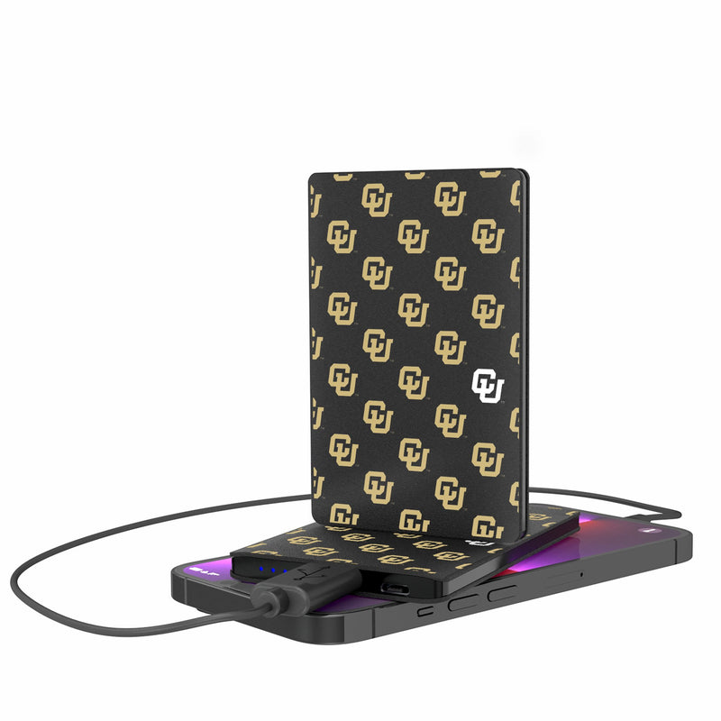 University of Colorado Buffaloes Fashion Pattern 2500mAh Credit Card Powerbank