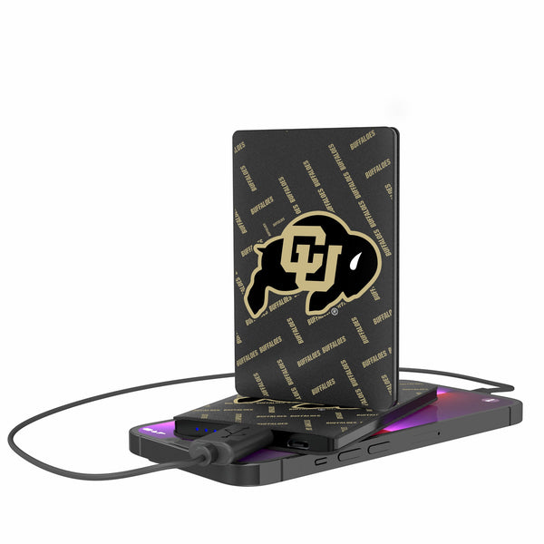 University of Colorado Buffaloes Quadtile 2500mAh Credit Card Powerbank